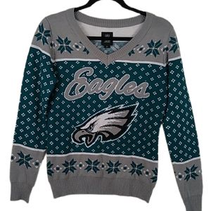 NFL Eagles Football Sweater Sz S
